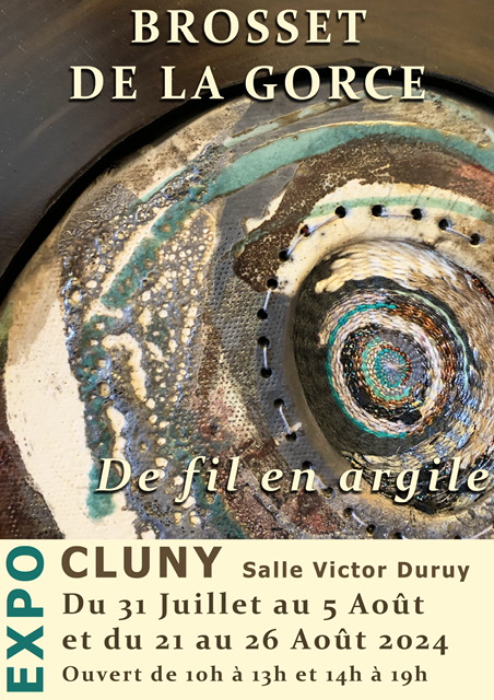 Poster de l'exposition a Cluny en Juillet Aout 2024